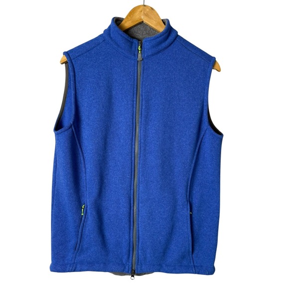 Peter Millar Other - Peter Millar Element Warmth Mens Blue Fleece Vest Full Zip Size M